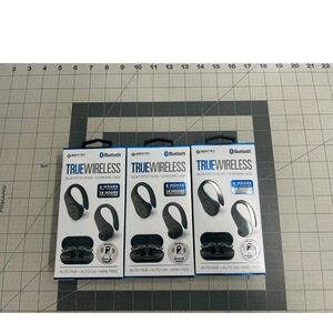 SENTRY 3 PACK True Wireless Bluetooth Earbuds - Black